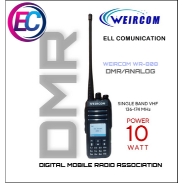 JUAL HT Digital + Analog WEIRCOM WR-808 WR808 DMR VHF ORIGINAL GARANSI RESMI