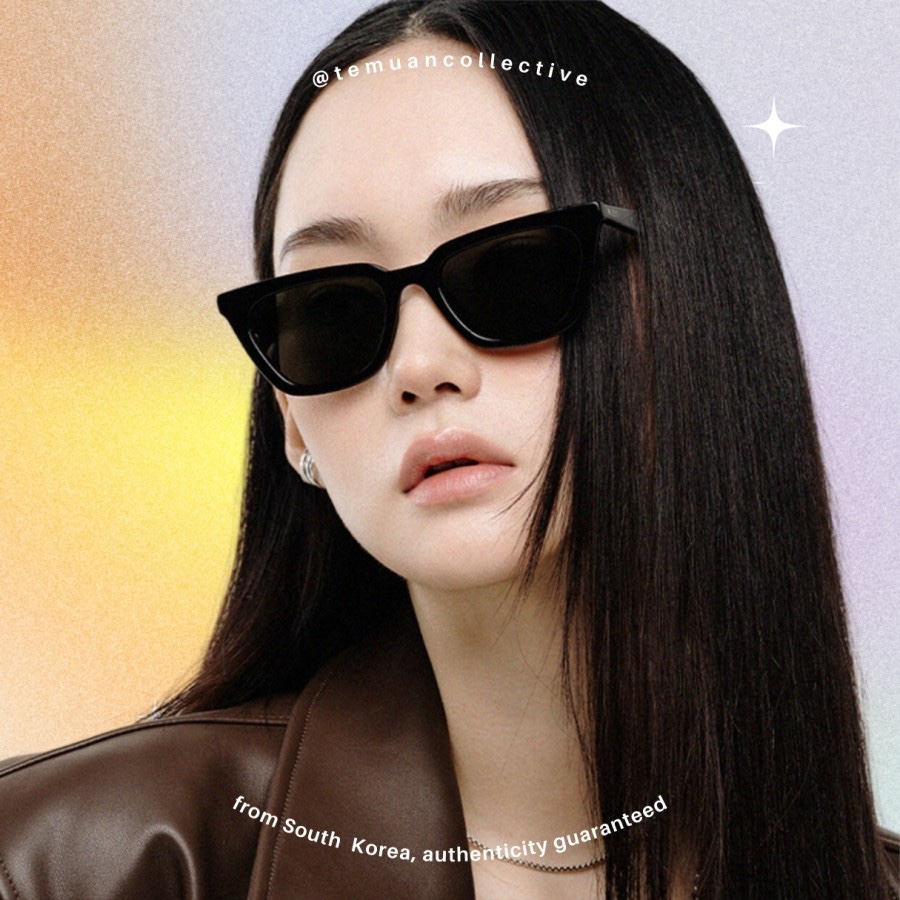 RIETI POSITANO Sunglasses - Authentic / Original Black / Dark Tint Tinted Glasses Kaca Mata Hitam Un