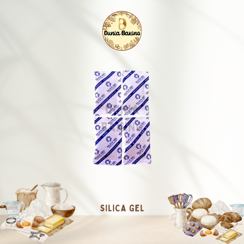 

SILICA GEL NATURAL ANTI LEMBAB JAMUR REPACK kemasan 1,5gram