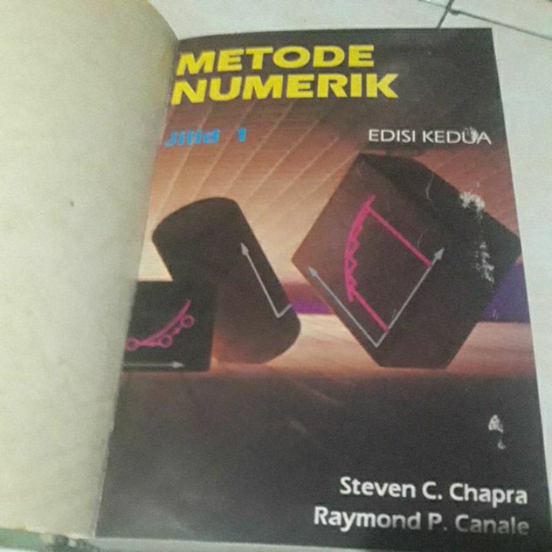 metode numerik jilid1 edisi kedua ( ORIGINAL  ) HACD COVER  Steven C.