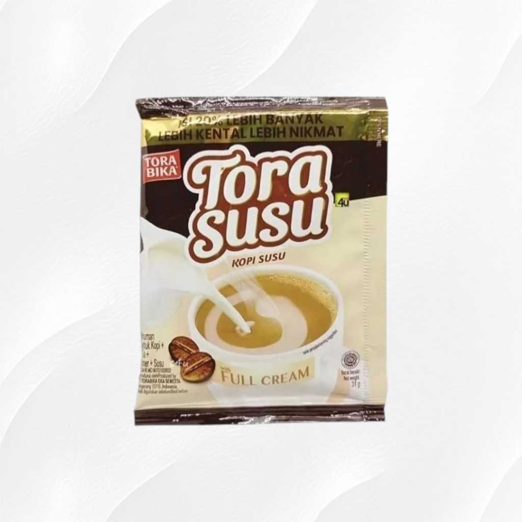 

Tora susu 1 Renceng isi 10 Sachet