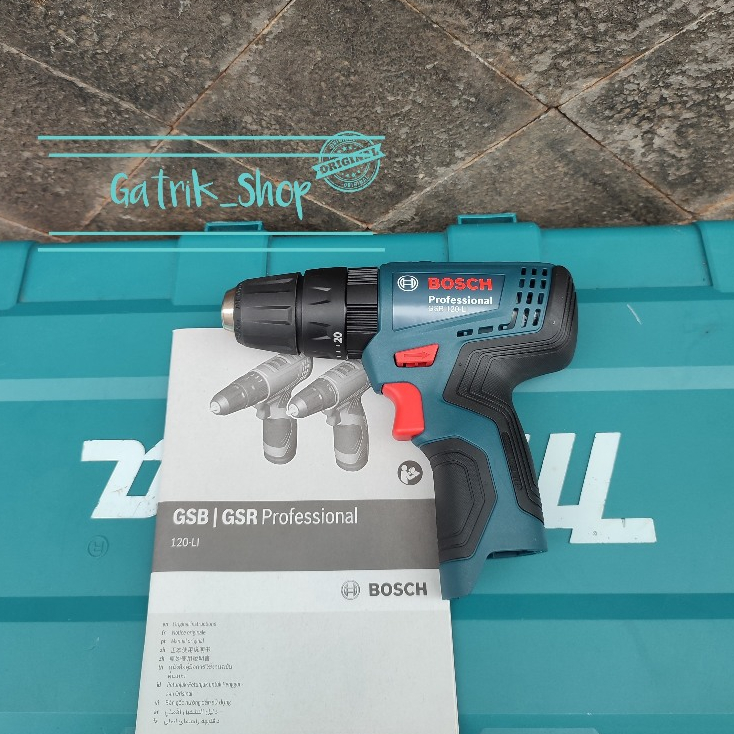 Bosch GSB 120 Li Bor baterai Bosch 12v Hammer drill Cordless / Bor Beton (Unit only)