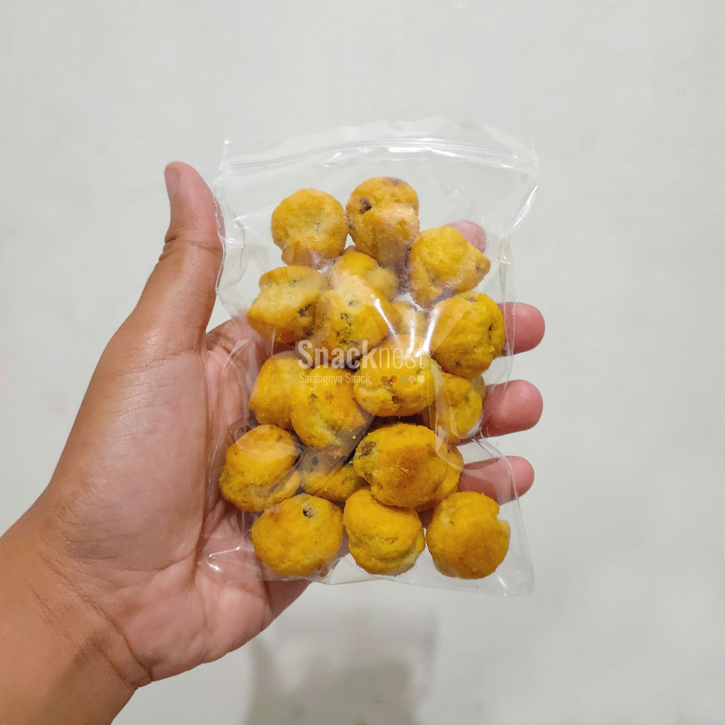 

Soes kering isi coklat 50g dan 100g