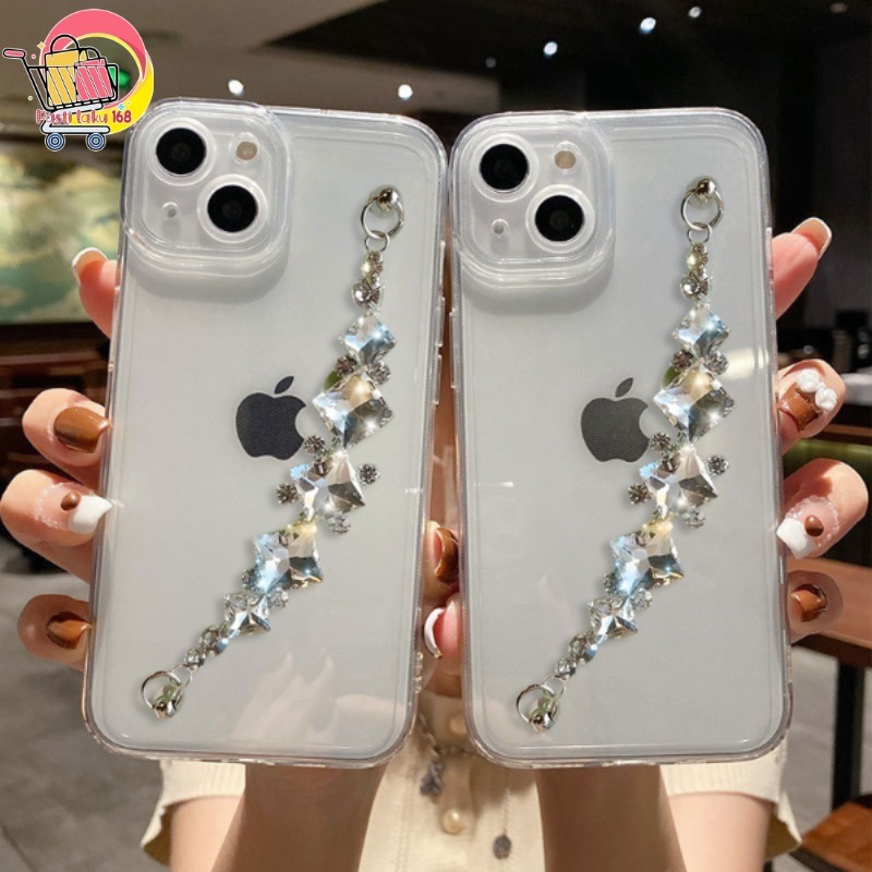 GC133 Silikon Clear Case Diamond Blink Manik Manik Softcase/ Casing Hp For Vivo Y75 Y90 Y91C Y100 Y2