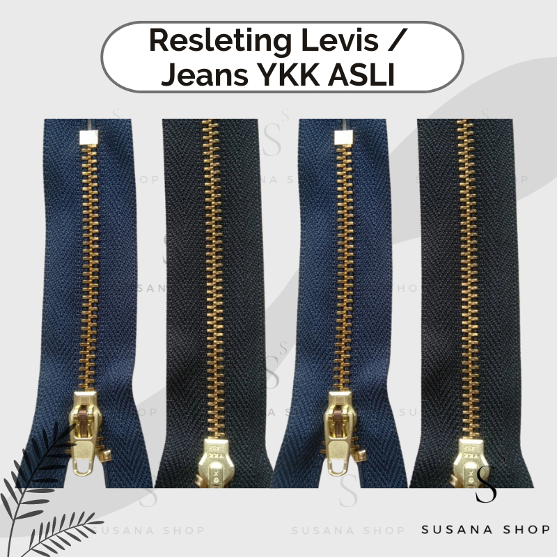 Resleting Jeans / Levis / Denim YKK MGC-49 10 cm (4 inch) / Resleting Jeans YKK / Resleting Levis YK