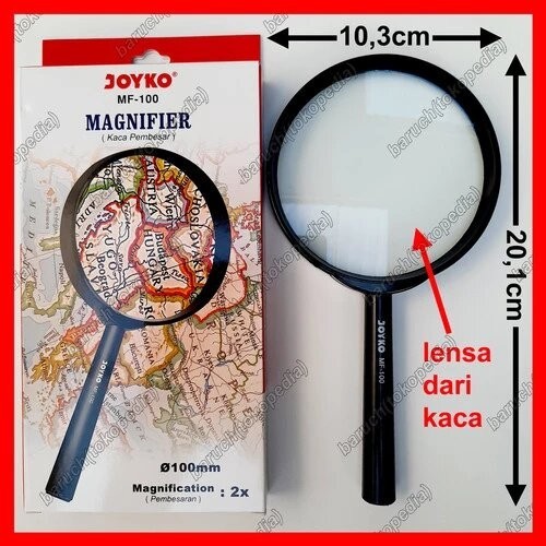 

kaca pembesar lup magnifying glass 100mm joyko