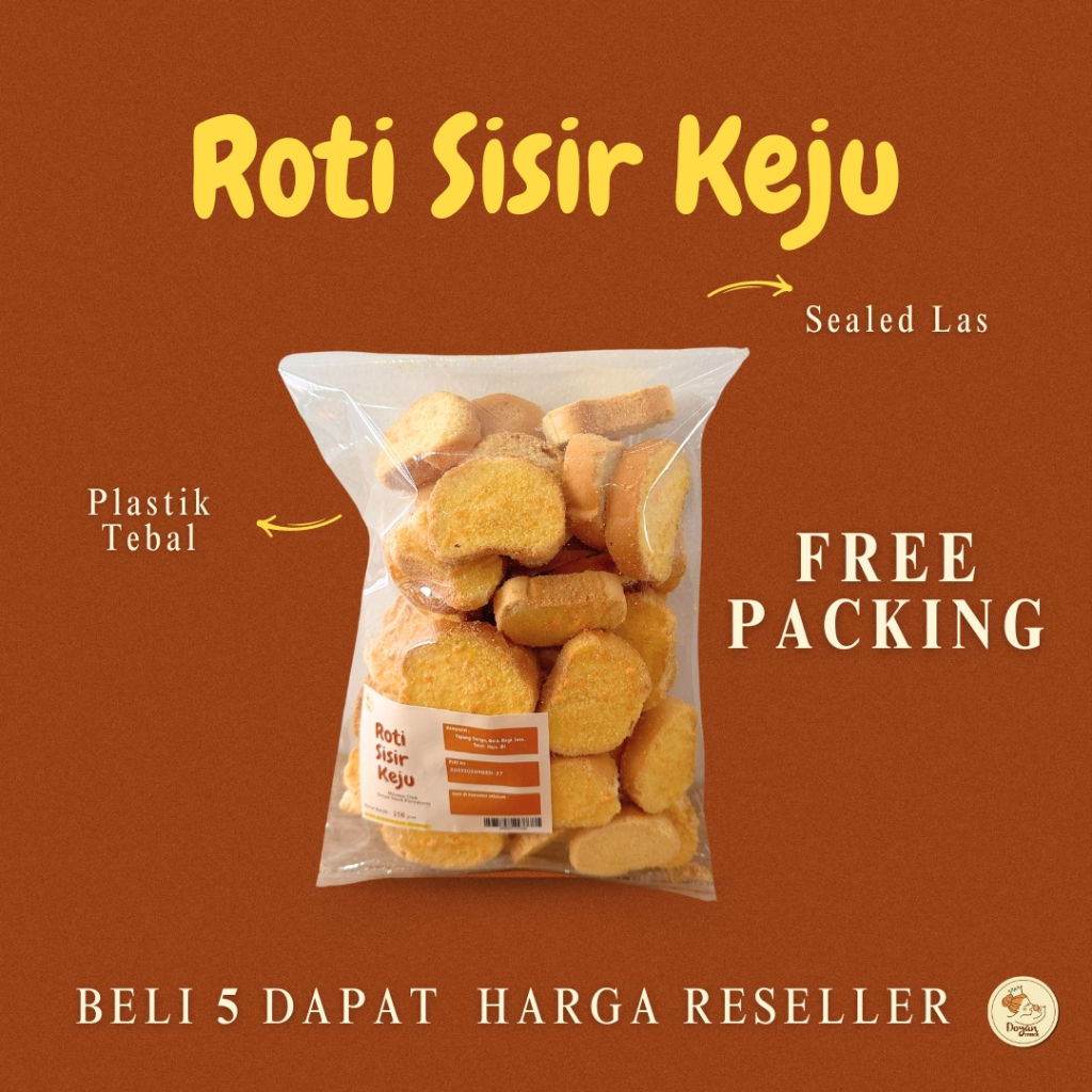 

ROTI SISIR KEJU / BAGELEN SISIR KEJU