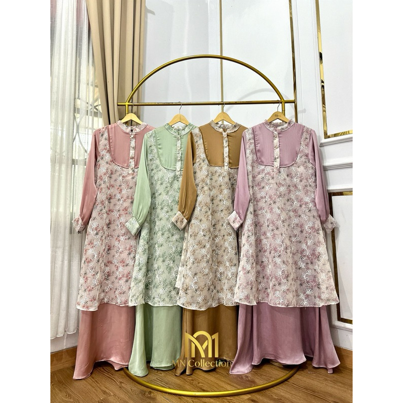 Gamis/Laluna Dress by MN Collection/Longdress/Dress/Gamis Mewah