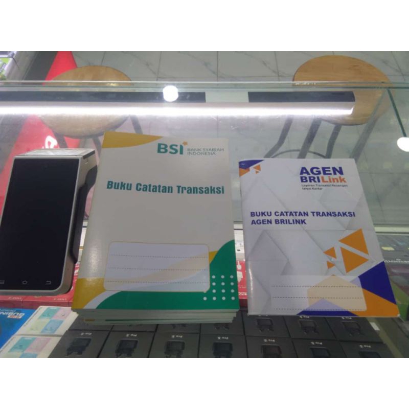 

buku catatan transaksi agent BSI smart/BRI link