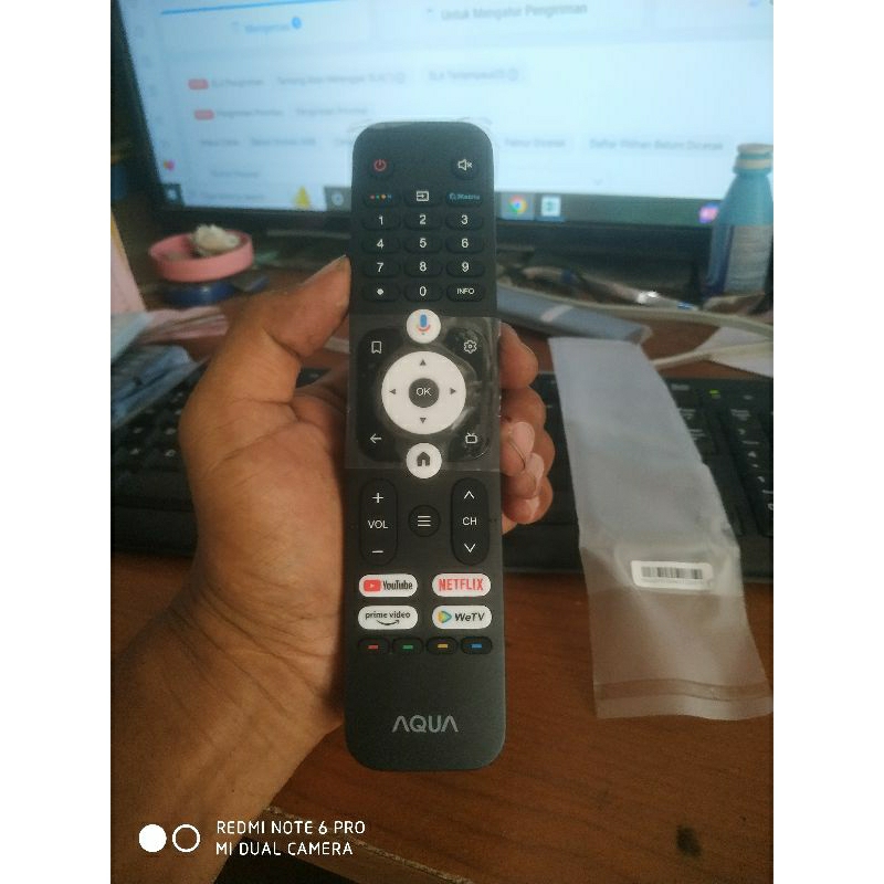 REMOT - REMOT TV AQUA - REMOT TV AQUA SMART ANDROID - REMOT ANDROID - REMOT VOICE - NEW ORIGINAL
