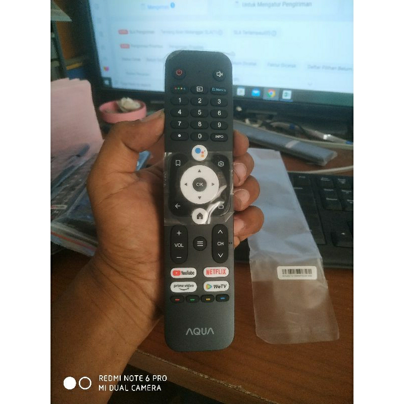 REMOT TV AQUA SMART ANDROID - REMOT TV AQUA ANDROID TV - NEW ORIGINAL