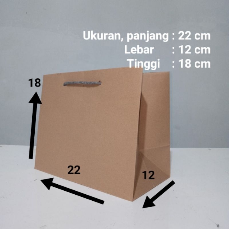 

paper bag murah / paper bag polos/ tas kado /tas souvenir/ paper bag R5 langsep