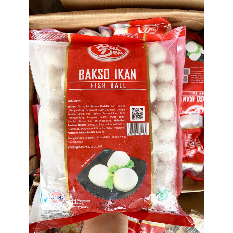 

Bakso ikan pak den 500g