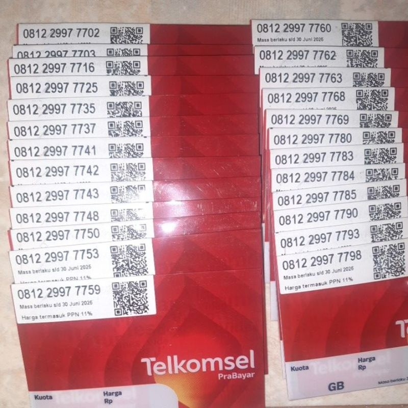 NOMOR CANTIK TELKOMSEL TRIPEL AABB