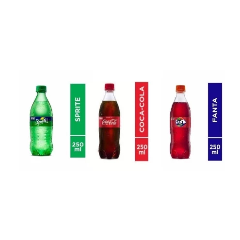 

FANTA / COCA COLA / SPRITE 250ML