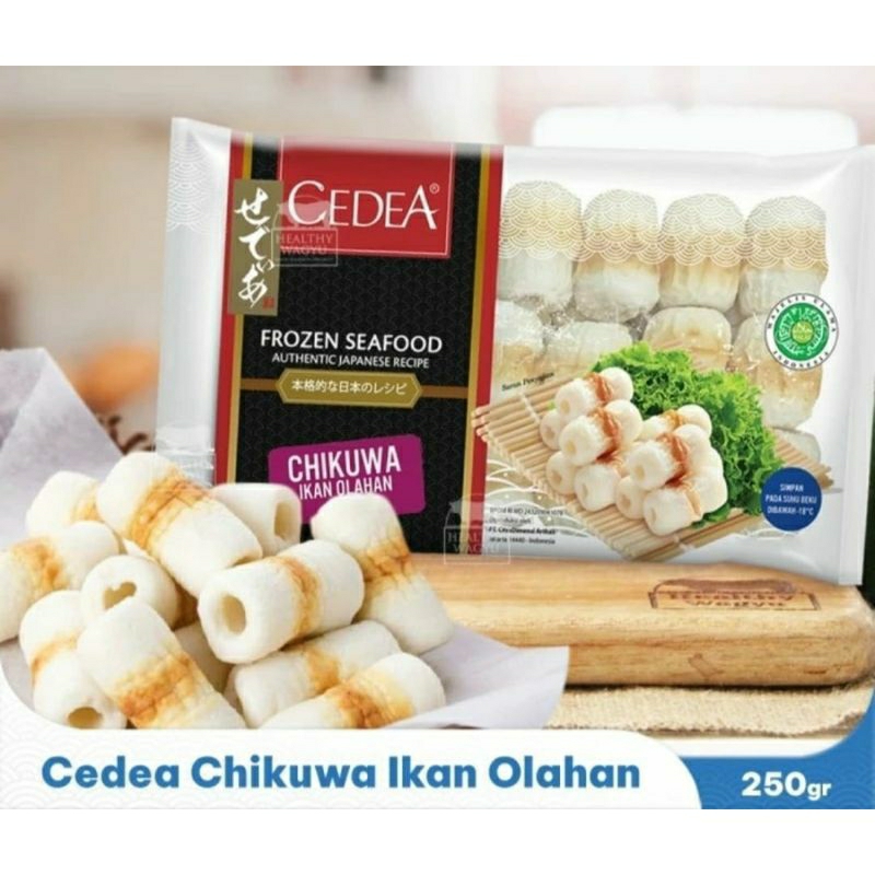 

CEDEA CHIKUWA 250gr/ikan olahan/Khas Jepang