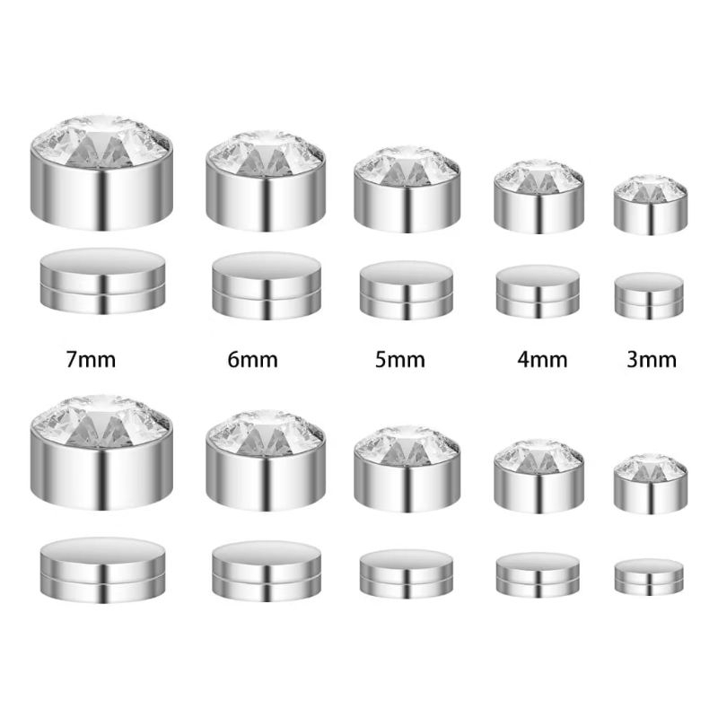 VIRAL Anting Magnet Permata Pria Anting jepit Pria Anting Pria Anting Klip