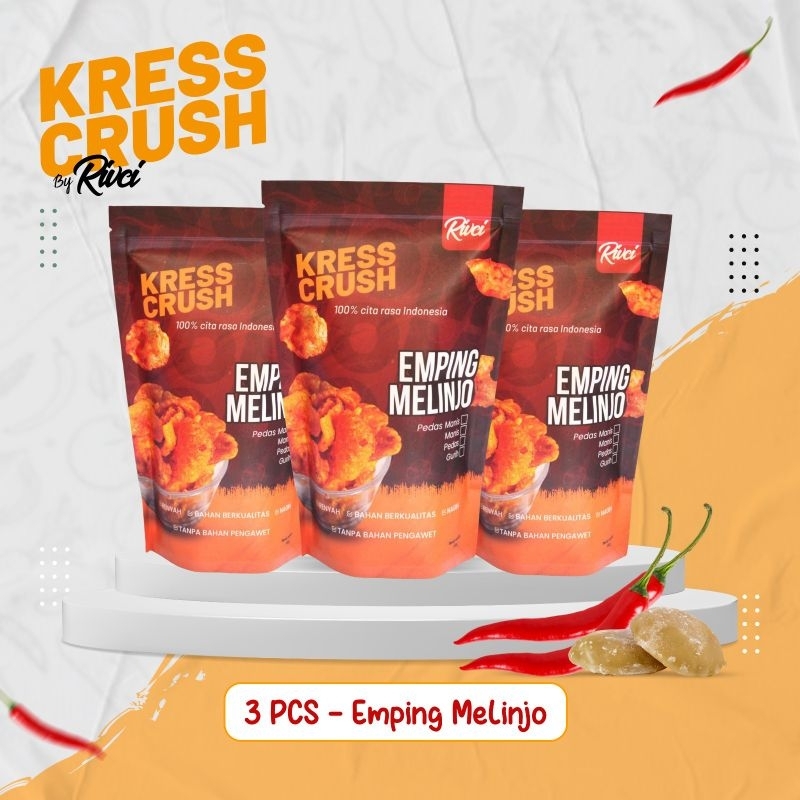 

PAKET HEMAT 3 PACK EMPING MELINJO PEDAS MANIS 125 GRAM