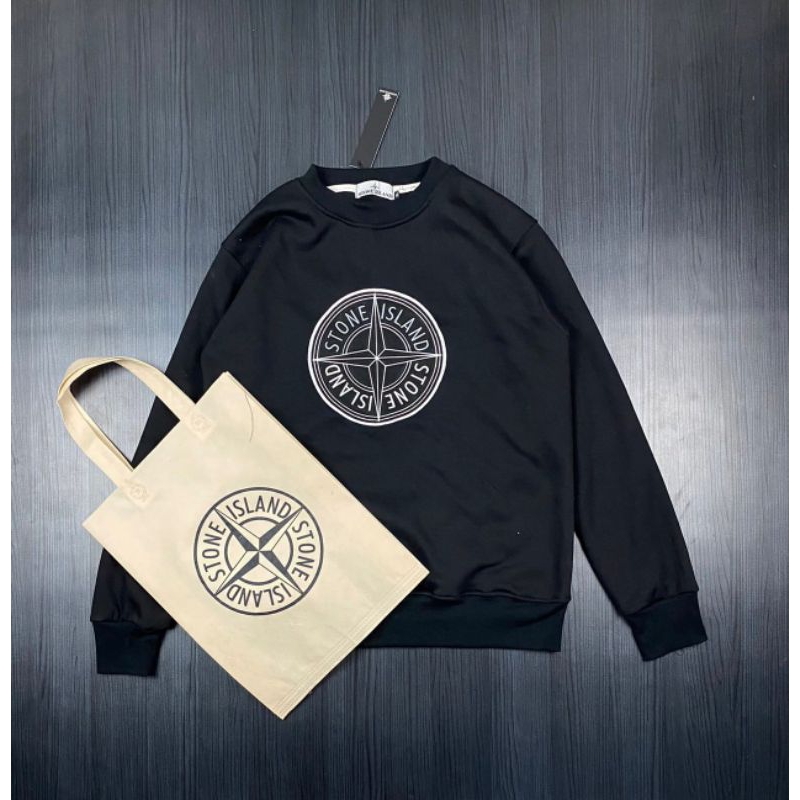 CREWNECK STONEISLAND BORDIR