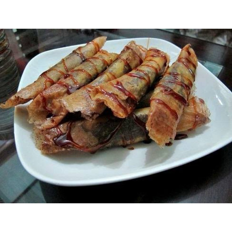 pisang coklat Roll