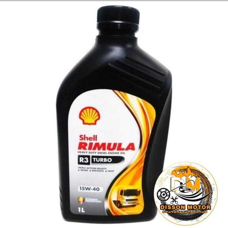 Shell Rimula R3 Turbo Diesel 15W-40 (1liter) Oli Mesin Shell Rimula Diesel | Rimula R3