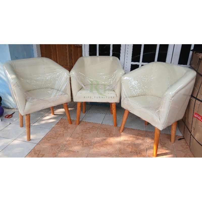 Kursi Cafe Kekinian / Kursi Sofa 1 Seater / Kursi Cafe Terbaru / Sofa Santai / Kursi Single