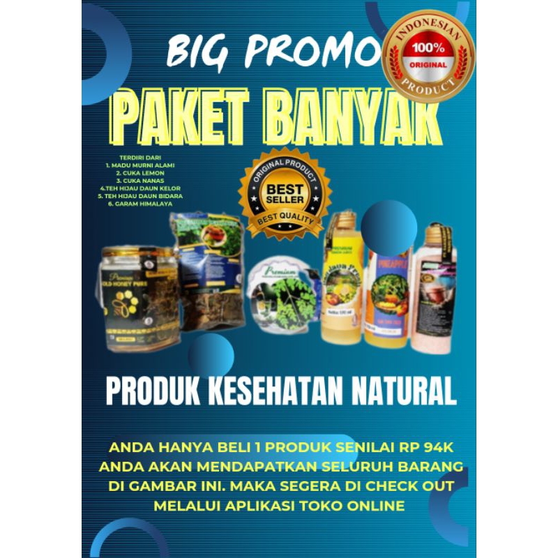 

Madu murni paket promo besar Big Sale