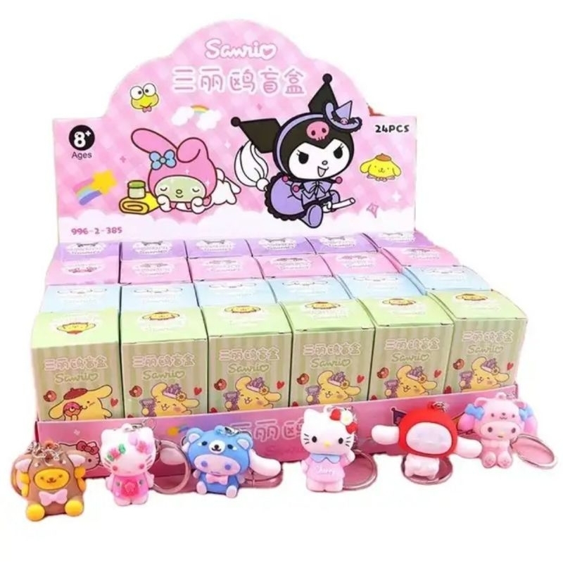 BLIND BOX MYSTERY BOX KEYCHAIN SANRIO POKEMON ULTRAMAN LOTSO KUROMI CINAMOROL POMPURIN HELOO KITTY G