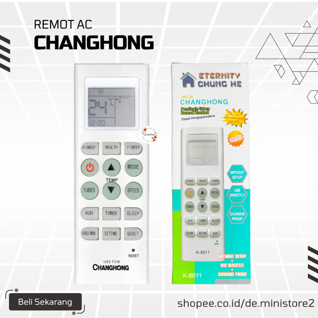 Remot Remote AC Changhong Multi Universal