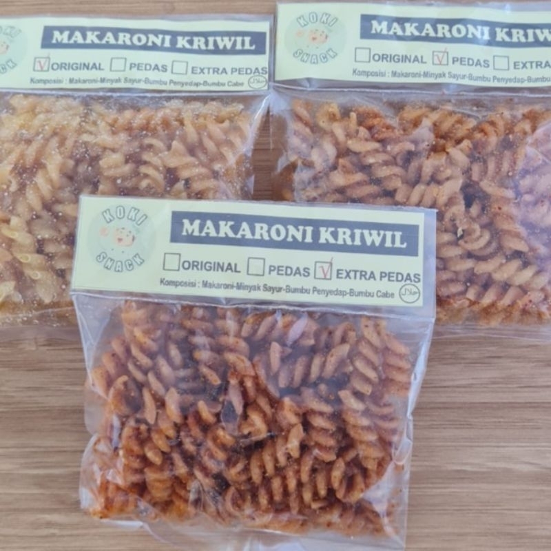 

Viral 40gr Makaroni Kriwil Baru Snack Tasikmalaya