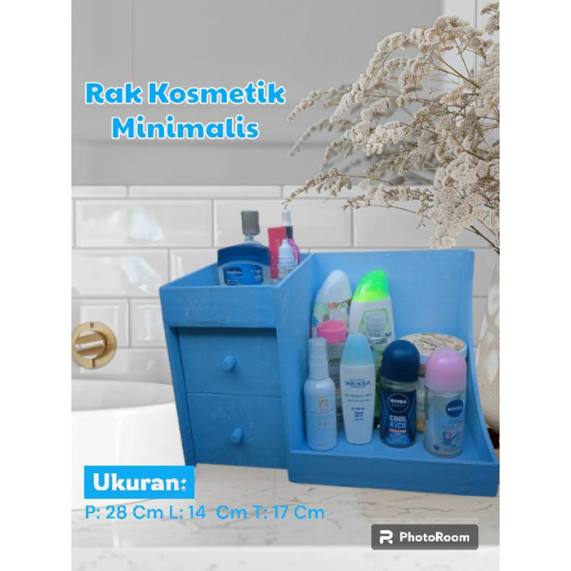 Tempat kosmetik minimalis rak make up gantung  tempat  make up serbaguna  estetik