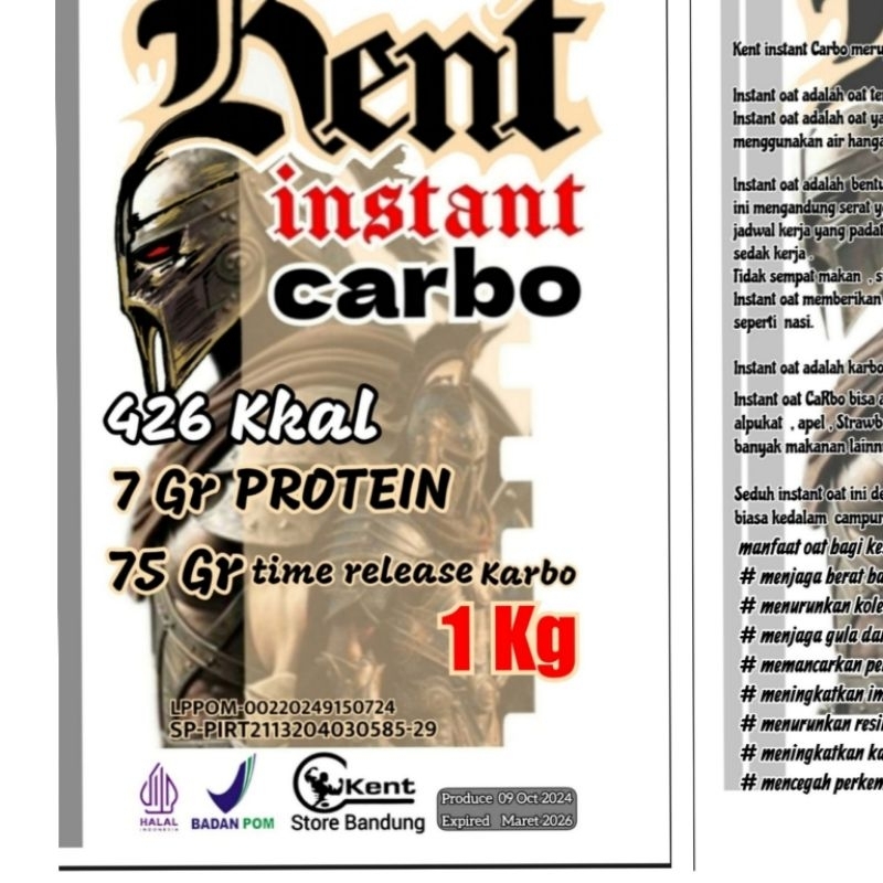 

Bny31 Kent Instan Oat CaRbo. #rasa creamy roAsted