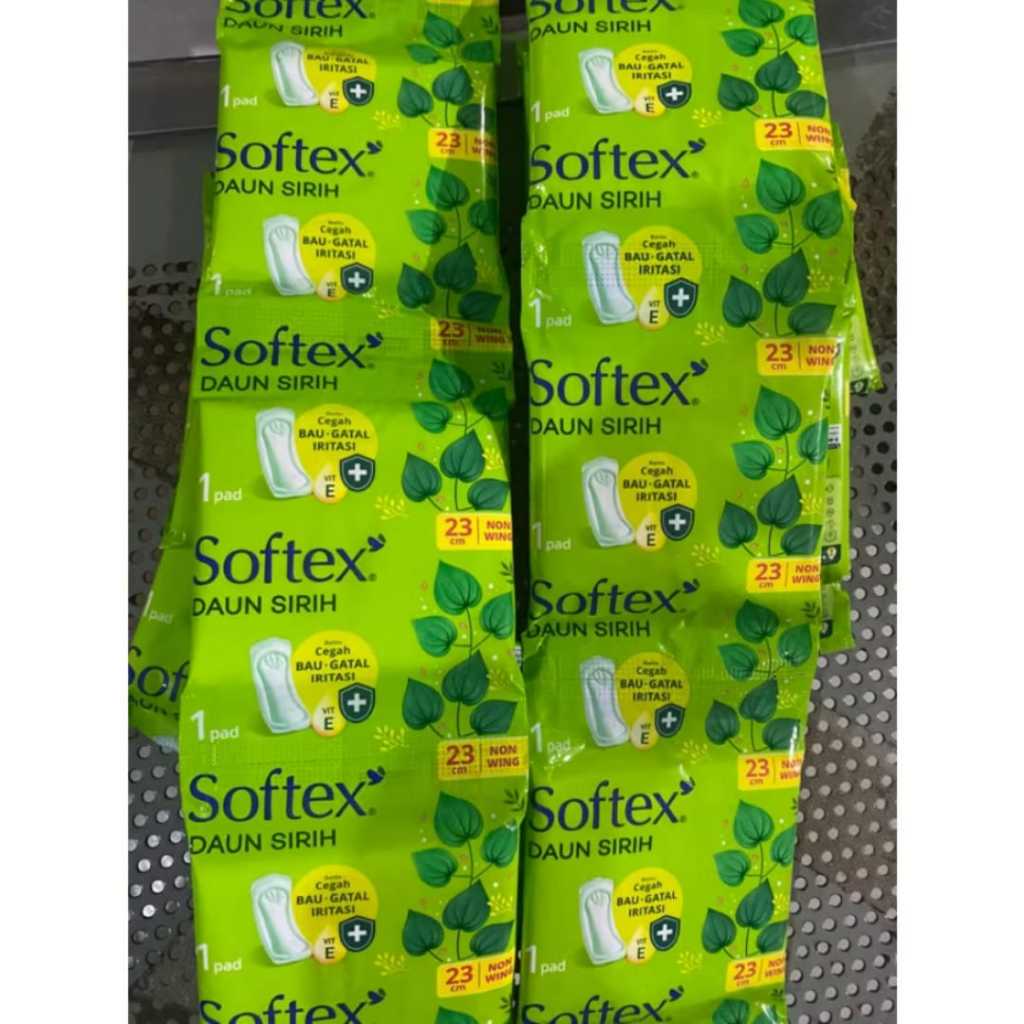 Softex Daun Sirih Renceng 23cm Non Wing | isi 10pcs