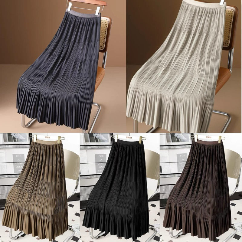 HEMAT Rok Panjang Canda / Rok Panjang Bertingkat / Maxi Skirt Import