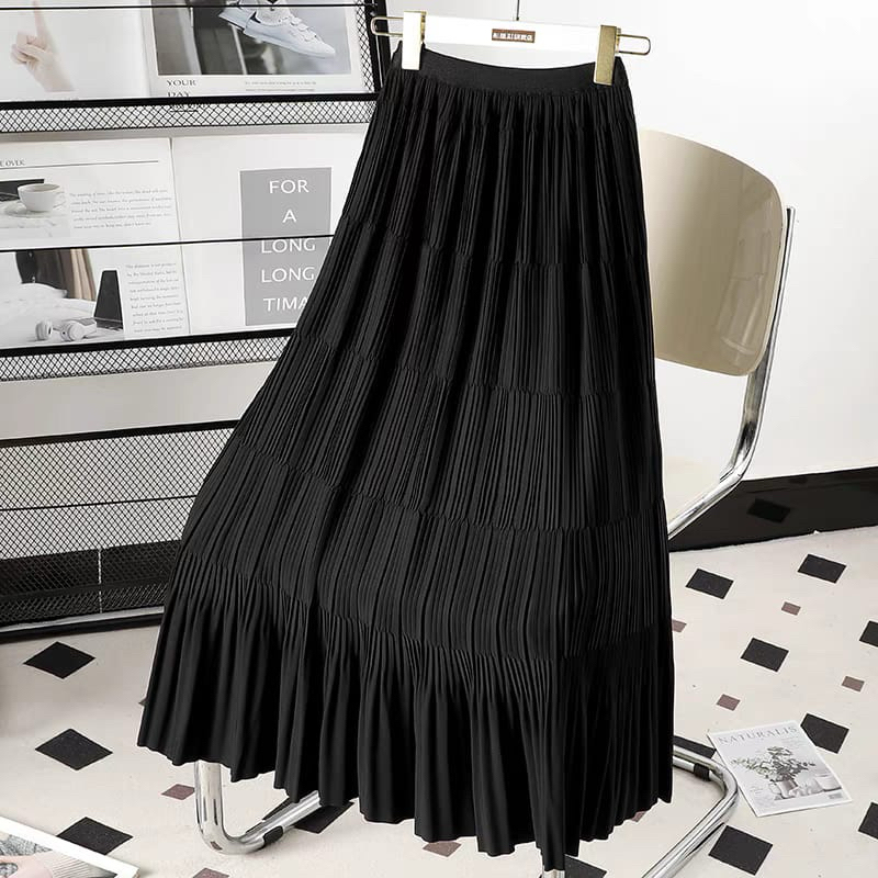 Rok Panjang Canda / Rok Panjang Bertingkat / Maxi Skirt Import