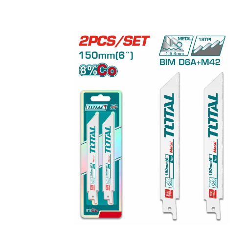 Mata Gergaji Reciprocating Saw Blade untuk Besi Metal TOTAL TAC52922EF