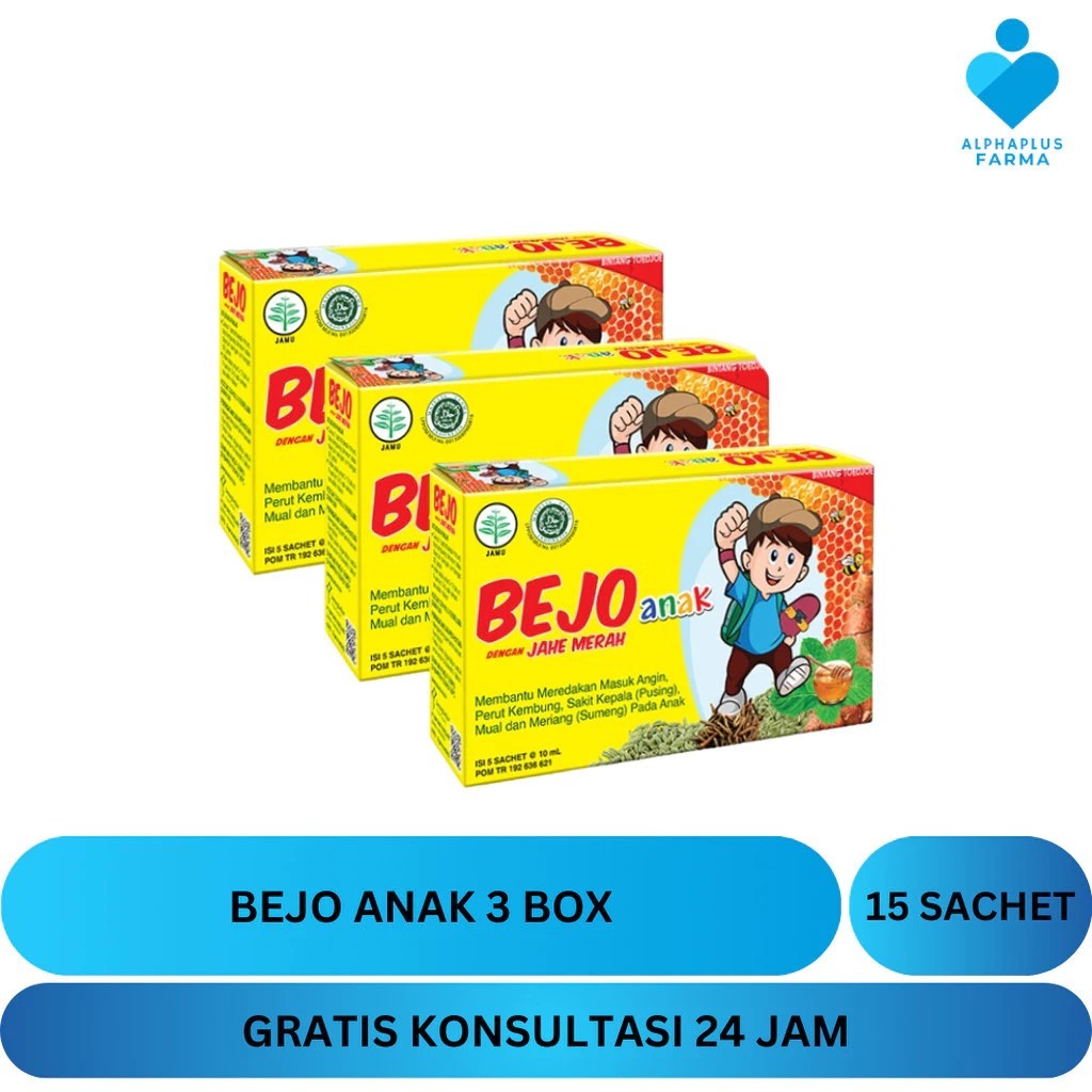 

bejo anak jahe merah per 3 box / 15 sachet