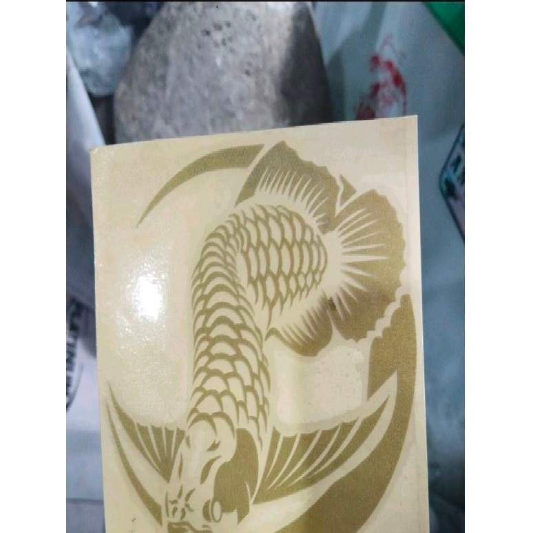 Cutting Stiker Arwana sticker arowana