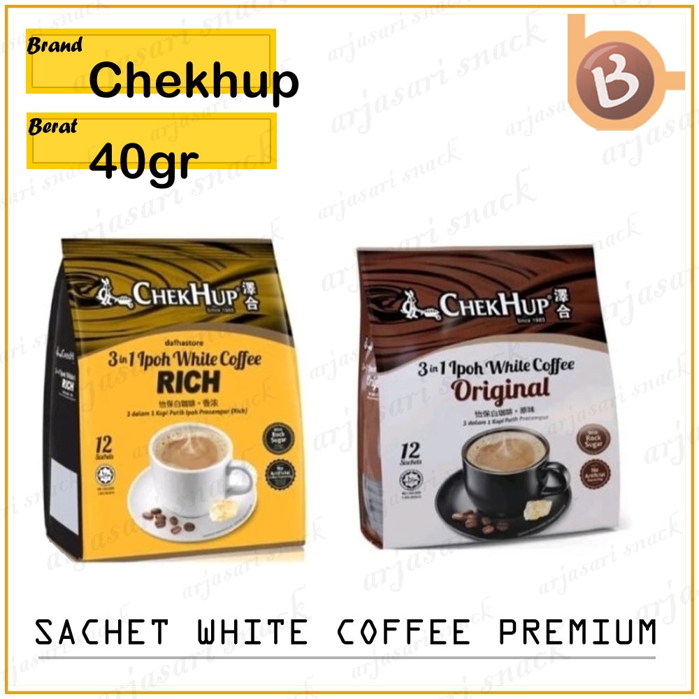 

Chek Hup 3in1 Ipoh White Coffee Original 40gr