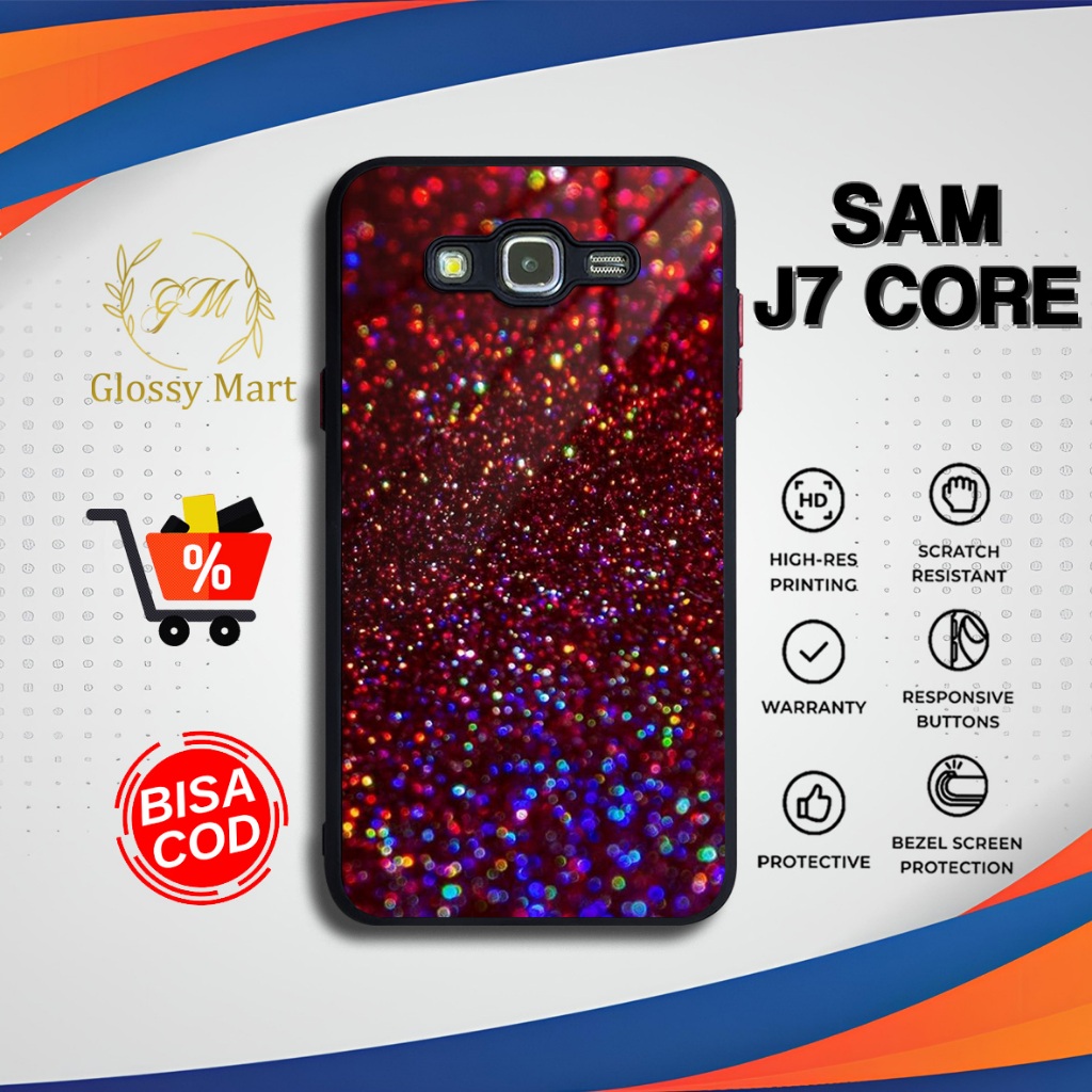 Casing Samsung J7 Core Terlaris Gliter Hardcase Softcase Glossy Case J7 Core Terbaru Termurah