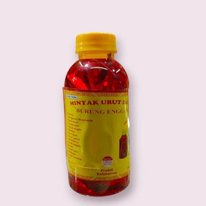MINYAK URUT DAYAK SUPER PANAS ASLI KALIMANTAN 200 ML