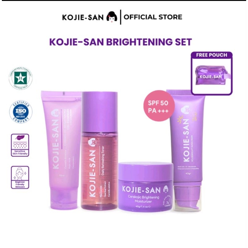 Kojie san series paket skincare basic kojie san