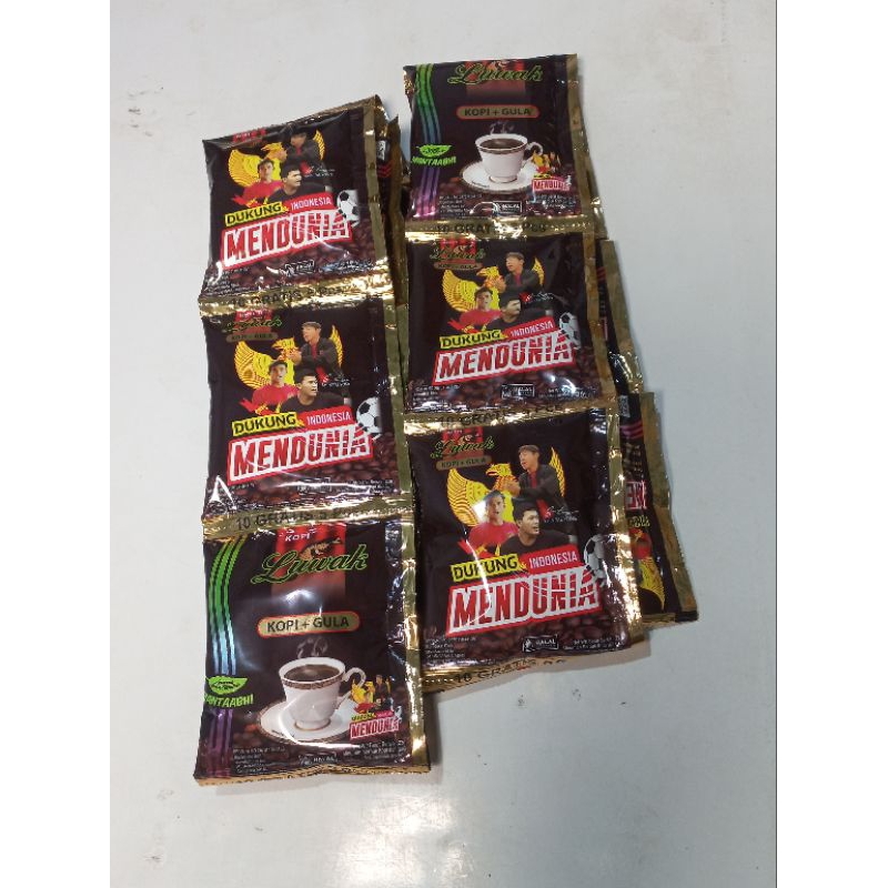 

Kopi Bubuk Luwak Gula Isi 15 Sachet