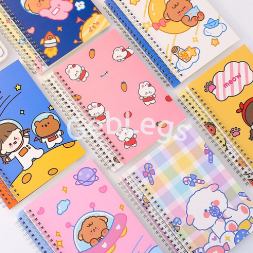 

Diary Book Buku Binder Spiral A5 Tulis Notebook Jurnal Anak Sekolah Karyawan Kantor Motif Cover Sampul Kartun Lucu Aesthetic