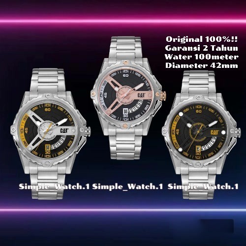 Original 100% Jam Tangan Pria Caterpillar CAT AM.141.11.122 AM.141.11.127 AM.141.11.129 Garansi Resm