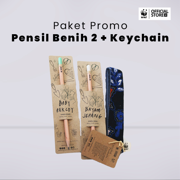 

WWF Official Store - PROMO Keychain dan 2 Pcs Pensil Benih