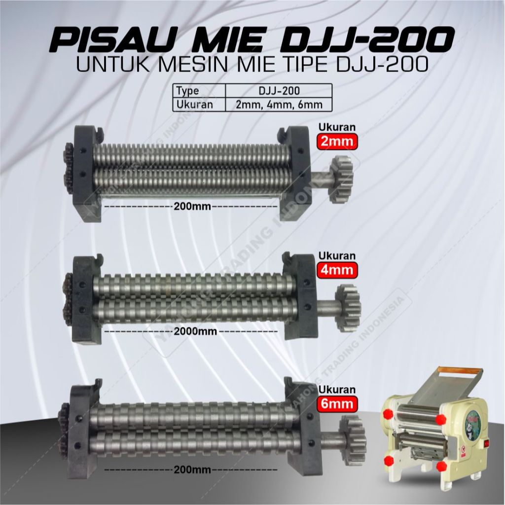 Pisau  Cutter Mesin Pencetak Mie DJJ 200