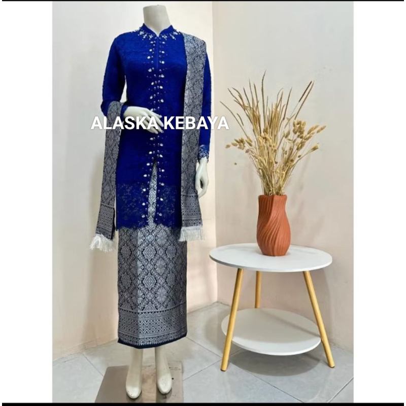 a.k/new  Cod set kebaya brukat payet hana 2/kebaya modern kekinian/kebaya ibu besan/kebaya kondangan