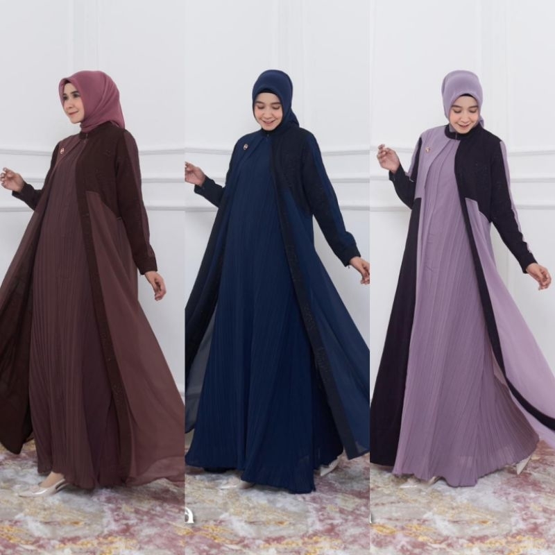 QAISHA DRESS BY MAREVI (HANYA SIZE STANDAR)
