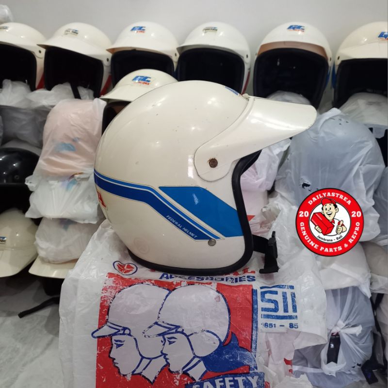HELM FEDERAL HELMET ACCESSORIES MOTOR HONDA GL SERIES ANTIK LAWAS JADUL ORIGINAL ORI ASLI